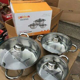 Bộ nồi 3 chiếc golsun