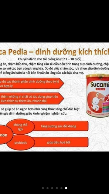 Sữa sucamilk số2 dành cho trẻ biếng ăn 400g