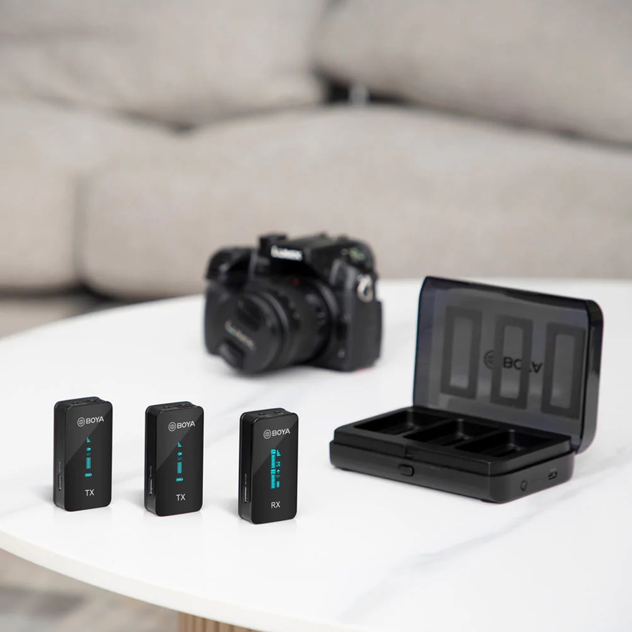 BOYA BY-XM6 S1 / BY-XM6 S2 / BY-XM6 K1 / BY-XM6 K2 - Mic thu âm không dây 2.4GHz
