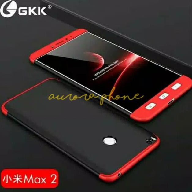 Ốp lưng cứng bảo vệ toàn diện 360 độ màu đen cho XIAOMI MI MAX 2/ARMOR Mix 2