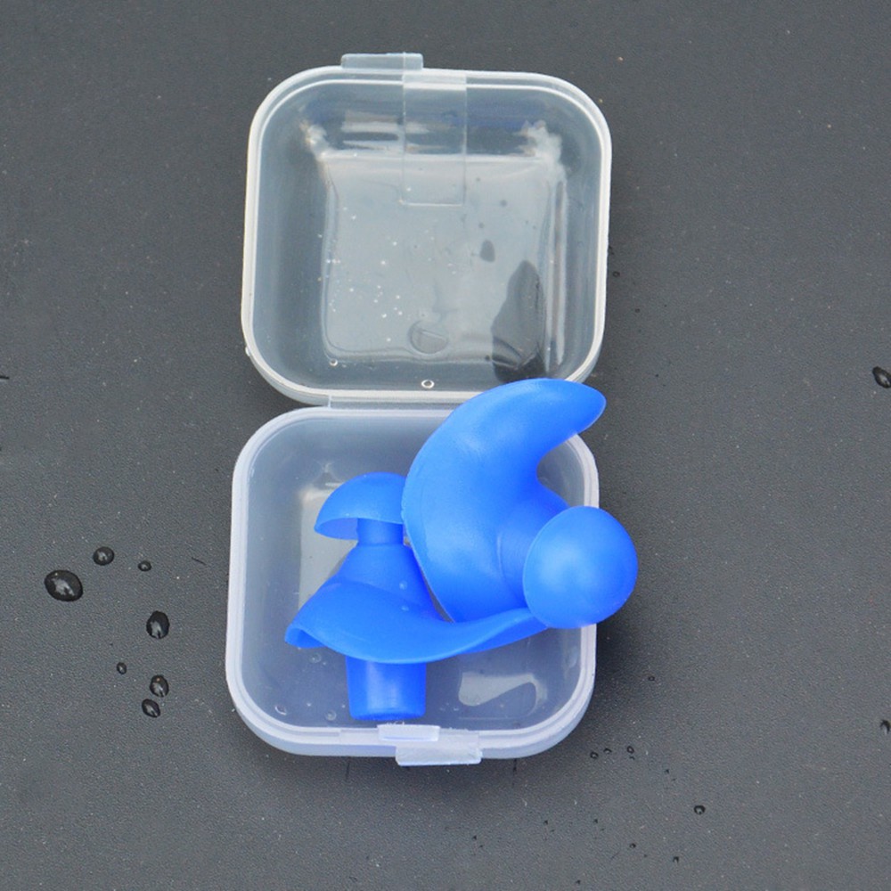 Nút bịt lỗ tai chống nước bằng silicon tiện dụng khi đi bơi