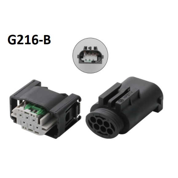 G216-Giắc cắm ga ô tô Mercedes-Benz, Huyndai 6 lỗ 0.6MM