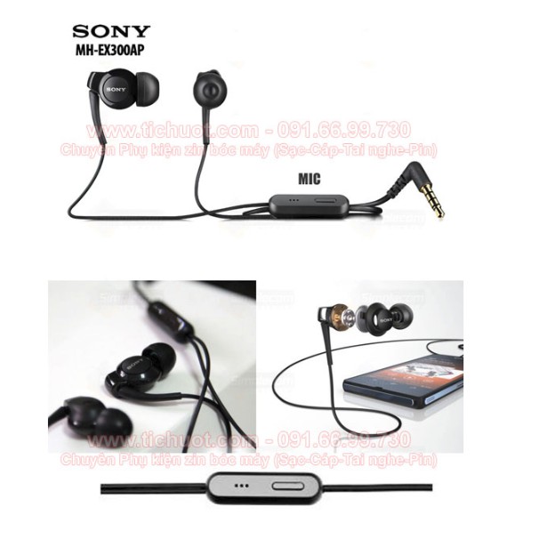 Tai nghe Sony Xperia Z MH-EX300AP ZIN Máy Chính Hãng