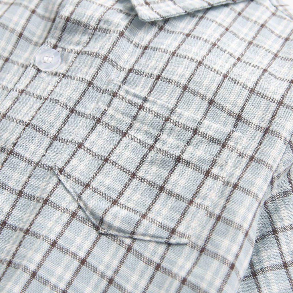 Bộ Áo Liền Quần Kẻ Ca-Rô Xinh Xắn Hợp Thời Trang Cho Bé Trai