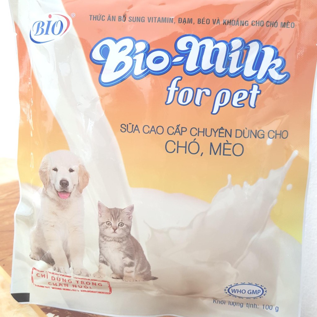 Sữa Bio Milk cho thú cưng 100g