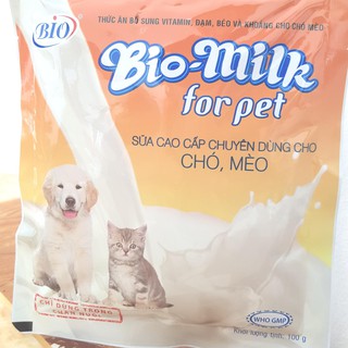 Sữa Bio Milk cho thú cưng 100g