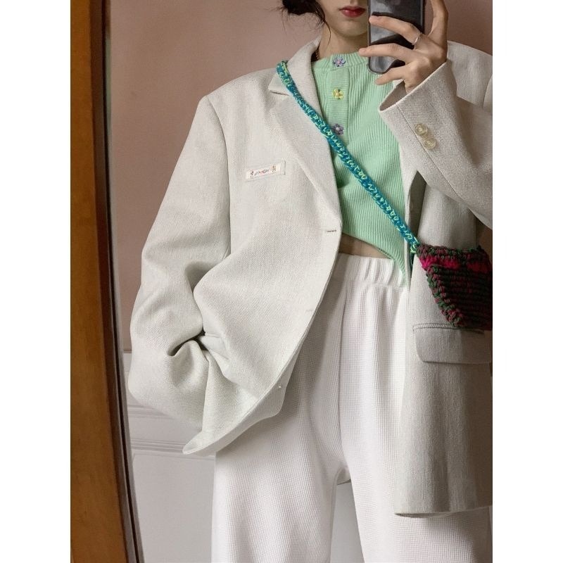 Áo Sweater dài tay thiết kế mỏng thời trang mùa xuân đơn giản cho nữ