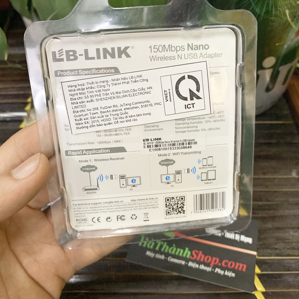 { Siêu giảm giá } Usb Thu WiFi lblink Wn151 nano- 150Mbps Chính Hãng | BigBuy360 - bigbuy360.vn