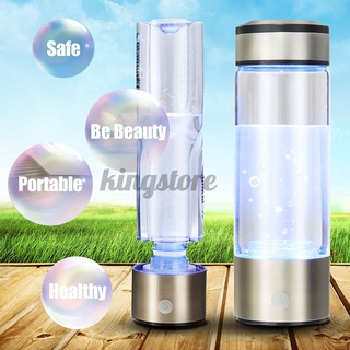 ALKALINE Bình Nước Hydrogen Có Thể Sạc Được 380ml