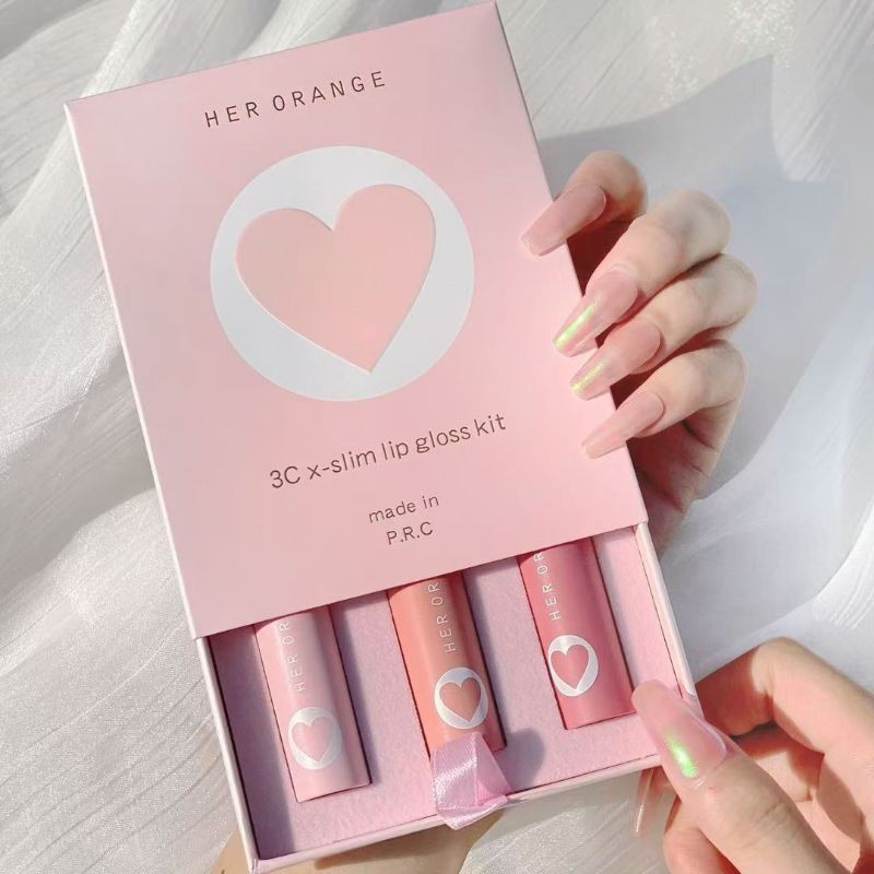 🌈🍓🍭 Set 3 Cây Son Kem Lì Và Mềm Môi 3C X-slim Lip Gloss Kit | BigBuy360 - bigbuy360.vn
