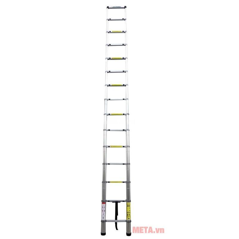 Thang nhôm rút 4M1 được sản xuất theo công nghệ nhật bản(BH 12 tháng)