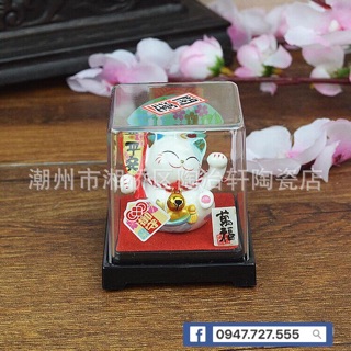 Tượng ngũ mèo thần tài size bé