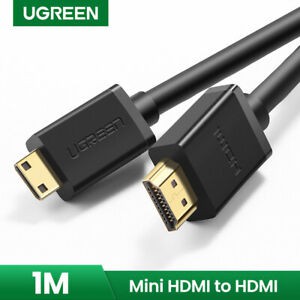 [Mã ELHACE giảm 4% đơn 300K] Cáp Mini HDMI to HDMI Chính hãng Ugreen HD108 10195 11167 (độ phân giải 4K@60Hz)