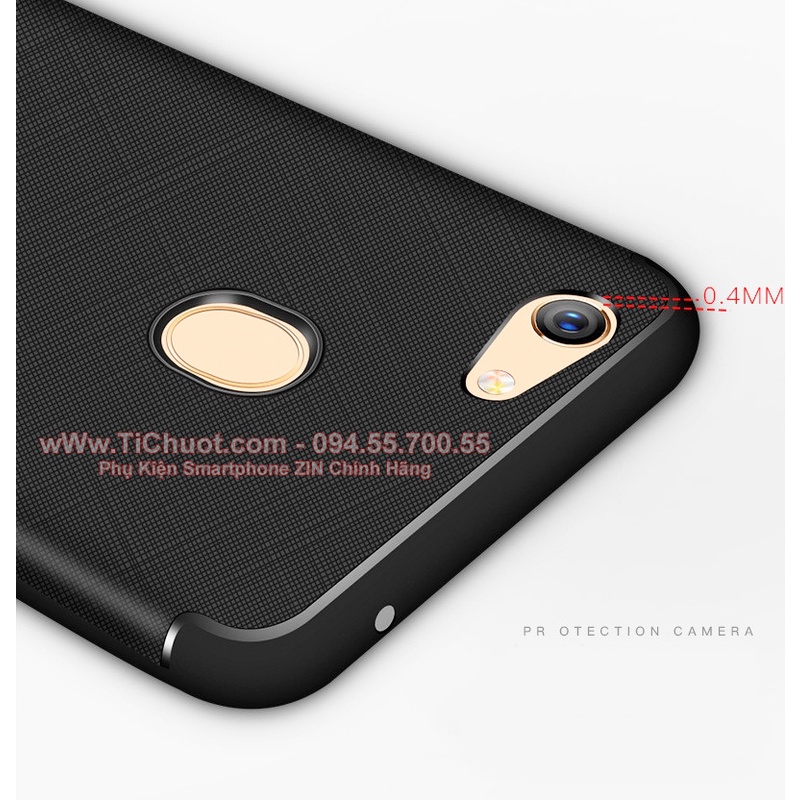 [Ảnh Thật] Ốp Lưng OPPO F5 Dẻo Vân Vải Cross TPU Chống sốc