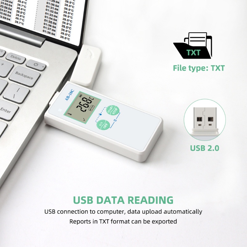 Máy Ghi Âm Dữ Liệu Nhiệt Độ AB-10C USB