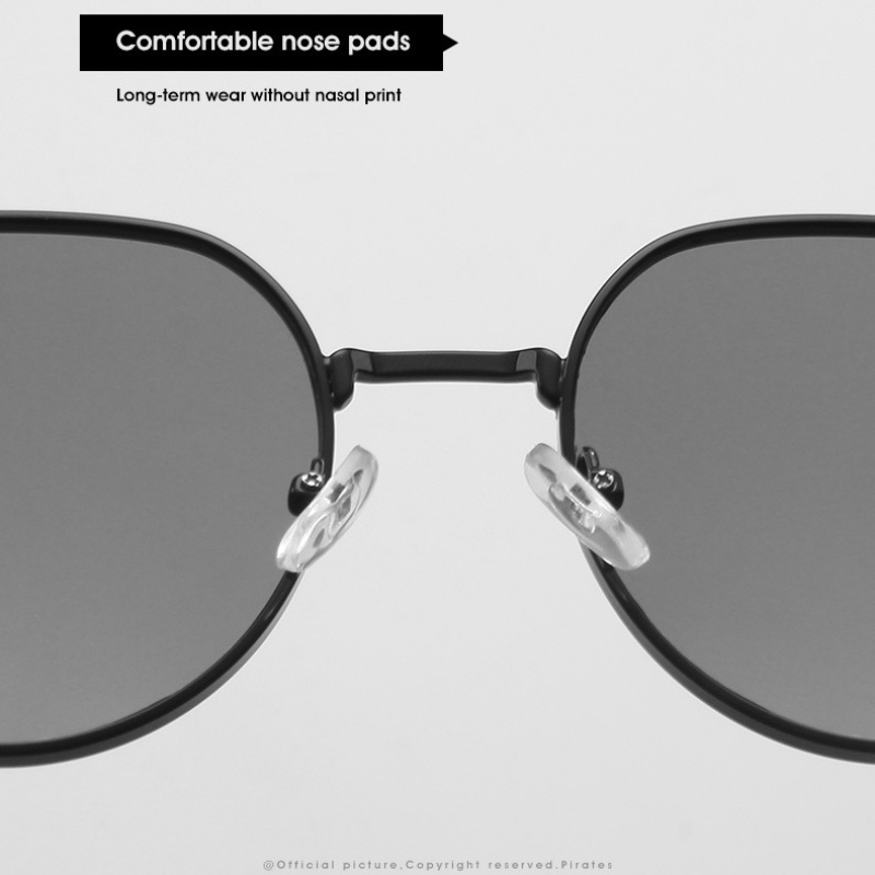 (KIQI-FASHION) COD Kính Mát Gọng Kim Loại Tròn Chống Tia Uv400 Phong Cách Phương Tây Cổ Điển Thời Trang Cho Nam Và Nữ