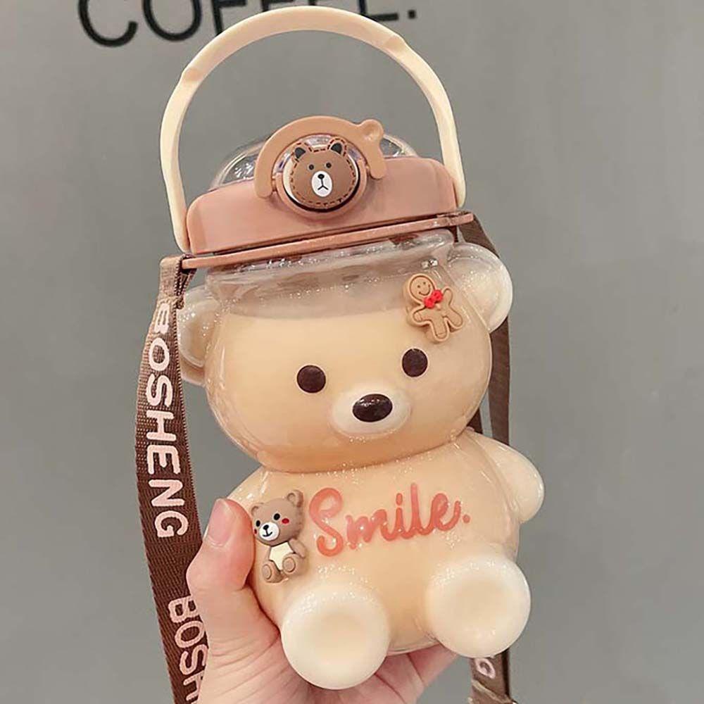 Bình Uống Nước 1000 / 1400ml Thiết Kế Sáng Tạo Dành Cho Nữ