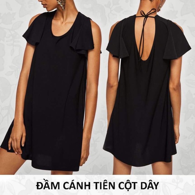 Đầm cánh tiên cột dây