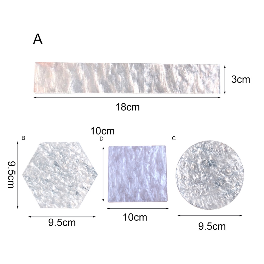 Bảng Pha Màu Vẽ Móng Tay Không Phai Vỏ Sò Tự Nhiên