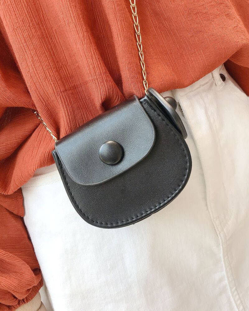 Túi đeo chéo Mini saddle bag MIEU - HJ11_Đen
