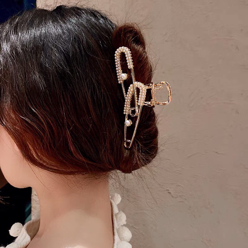 Kẹp tóc nữ Hàn Quốc kẹp tóc kim loại hình kim băng Miituu cặp tóc càng cua sang chảnh xinh xắn cho nữ hottrend KKB