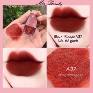 Son kem lì Black Rouge màu A37 đỏ nâu đất