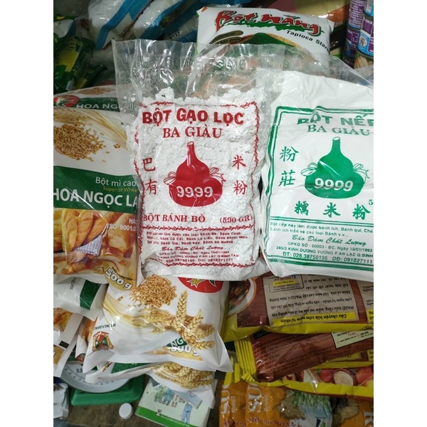 BỘT GẠO LỌC - BỘT NẾP BA GIÀU(500g)