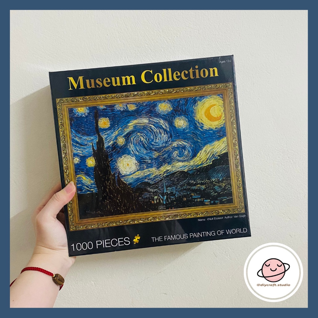 Tranh ghép hình Museum Collection 1000 mảnh - Jigsaw Puzzle 1000pcs - VANGOGH, CLAUDE MONET, LEONARDO DA VINCI ...