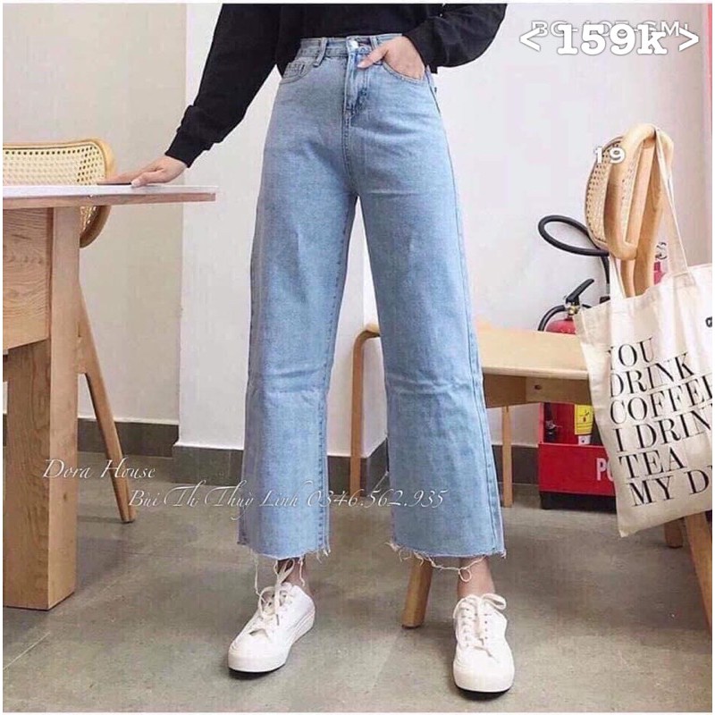 Quần BAGGY Jeans Lưng Cao