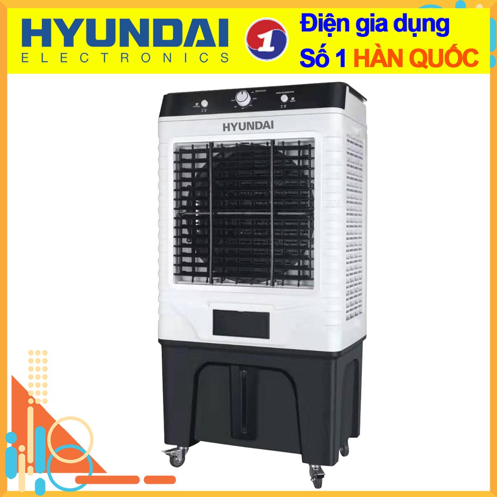 Quạt Điều Hoà Hơi Nước Hyundai Hàn Quốc HDE 6050 50L 180W Làm Mát 50-70m2 - BH 12 tháng