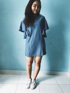 Clip Thật - Đầm cánh tiên hiệu Pull & Bear Authentic 100%