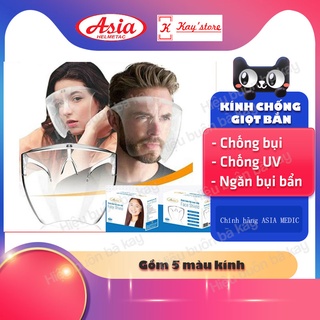 Kính chống giọt bắn ASIA phòng dịch có khả năng ngăn đọng hơi thở, sương và chống tia uv x400