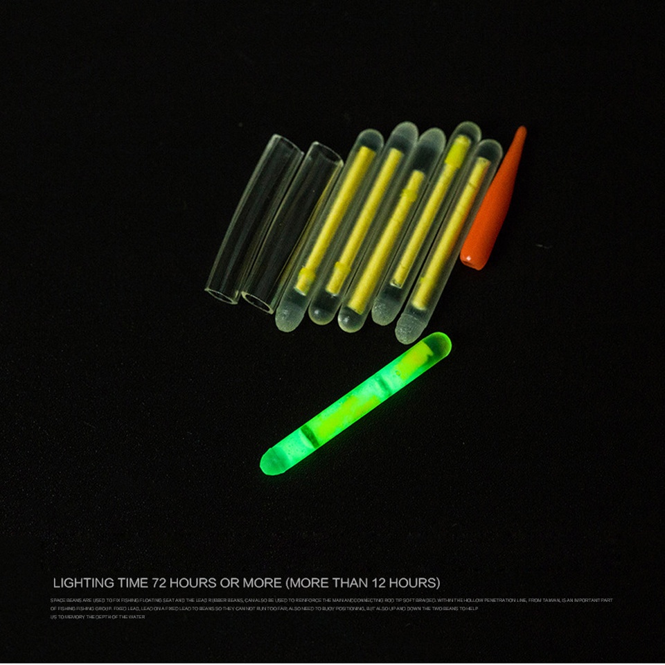 5 Que Đèn Dạ Quang Gắn Phao Nổi Câu Cá