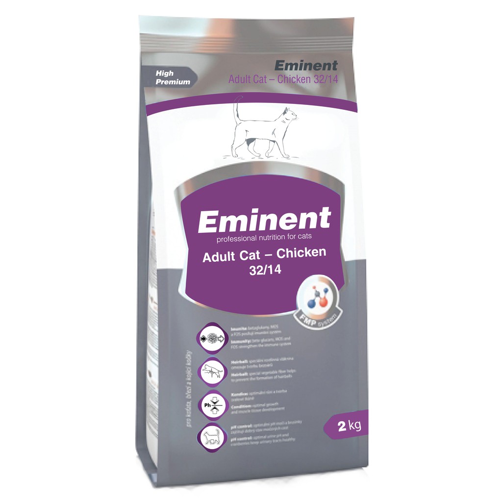 Thức ăn cho mèo Eminent Adult Cat 300g, hạt cho mèo trưởng thành vị gà, đồ ăn cho mèo - hàng nhập khẩu cộng hòa Séc