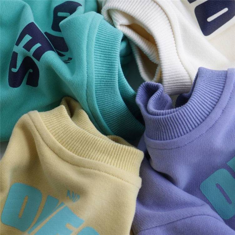 Hàng Mới Về Áo Nỉ Tay Dài Dáng Rộng Dễ Phối Đồ Thời Trang Xuân Thu Cho Bé