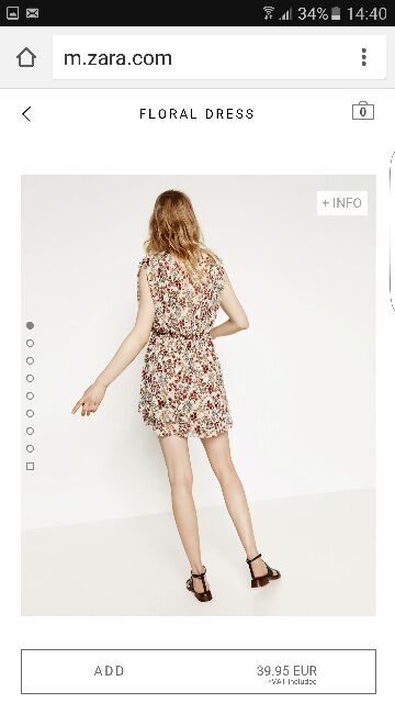 Váy Zara- oder checkout tại Đức - phí thấp nhất
