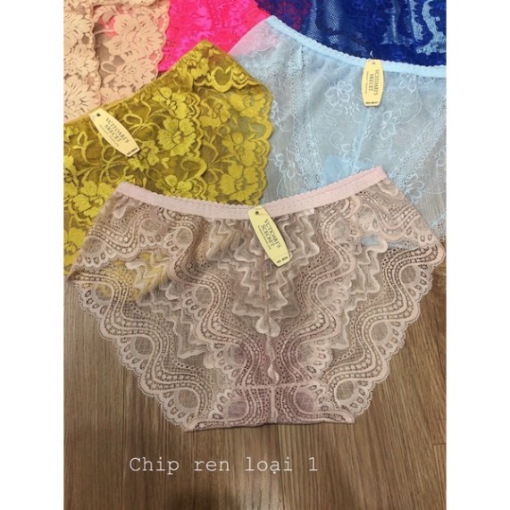 SÉT 10 QUẦN LÓT REN NỮ, REN KIỂU LỘN XỘN MẪU FREE SIZE 45-60KG