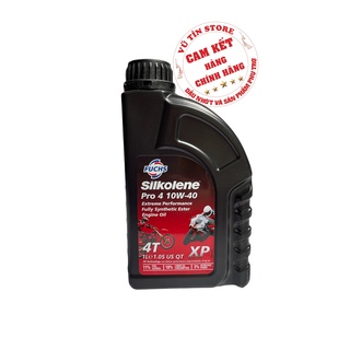 Nhớt fuchs silkolene pro 4 10w-40, 10w-30 và 10w-50 cho xe số tay côn