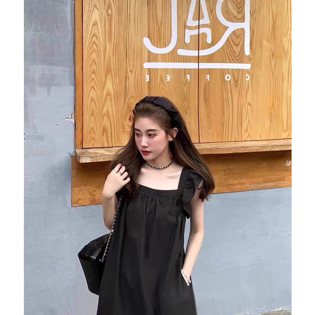 Váy maxi dáng suông sát nách đi biển dáng dài bánh bèo VAVASA V12