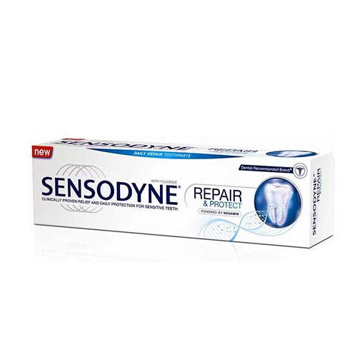 [COMBO 5 TUÝT - TẶNG BÀN CHẢI ] Kem đánh răng sensodyne chính hãng - chống ê buốt, sénodyne thái lan 160g