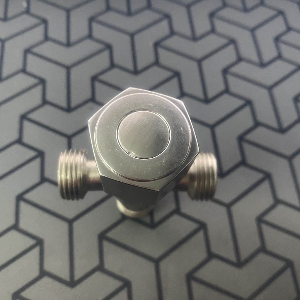 Van Chia Nước cho vòi xịt vệ sinh và bồn cầu inox 304, van giảm áp, T CẦU BA NGÃ CÓ KHÓA