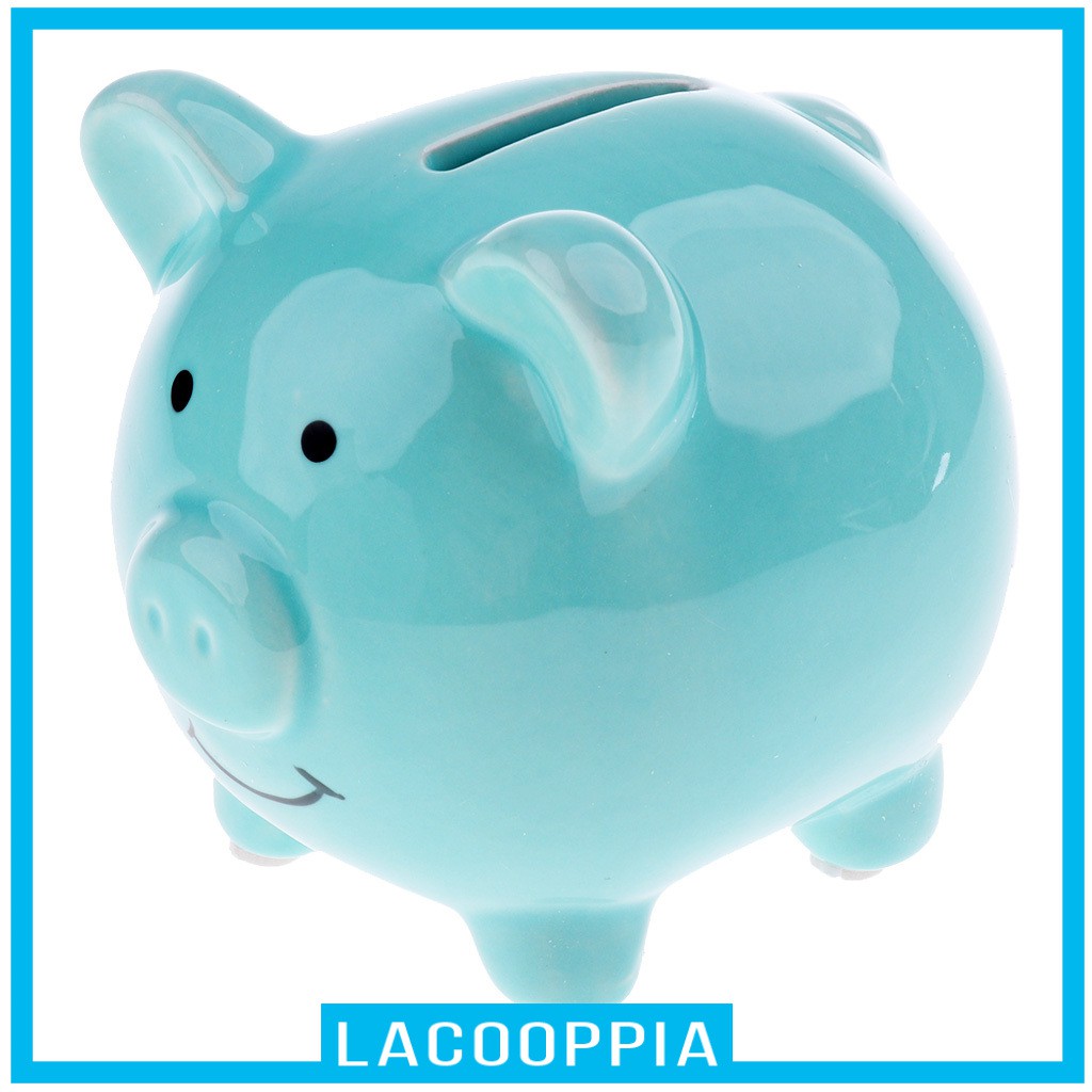 [LACOOPPIA] Piggy Bank Money Box Pig Shaped Piggy Coin Bank Money Saving Box For Kids