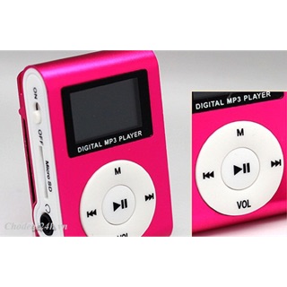 Máy Mp3 nghe nhạc kèm thẻ nhớ 8GB và đầu đọc thẻ bằng nhôm