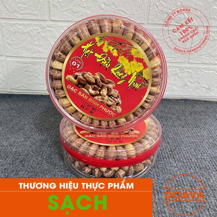 [Handmade]  Hạt Điều Bình Phước Rang Muối 500g - Hạt Điều Nguyên Hạt Vỏ Lụa Nhà Rang Cực Chất Lượng - DAV019