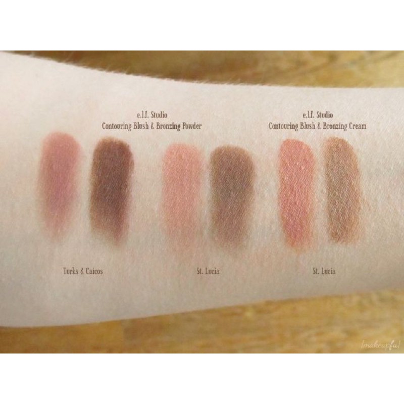 Phấn má hồng tạo khối bronzer Elf e.l.f contouring blush and bronzing powder Blush & Bronzer powder St.Lucia stlucia | BigBuy360 - bigbuy360.vn