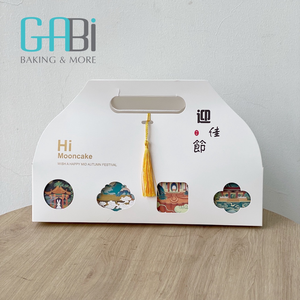 Hộp trung thu 4 bánh Vọng Nguyệt 80-100g