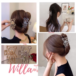 kẹp càng cua hình gấu hottrend tiktok kẹp gấu phong cách cá tính xinh đẹp