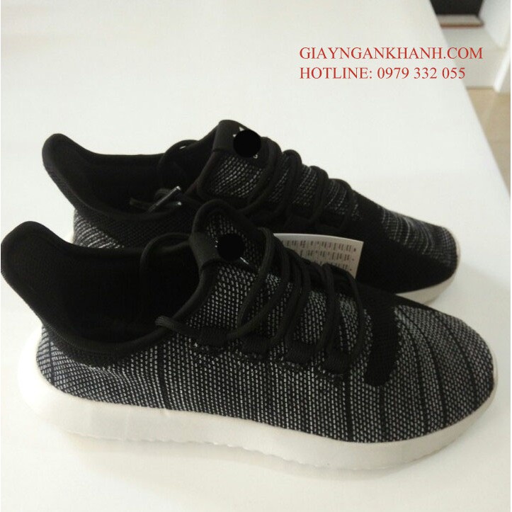 Giày Tubular shadow đen trắng