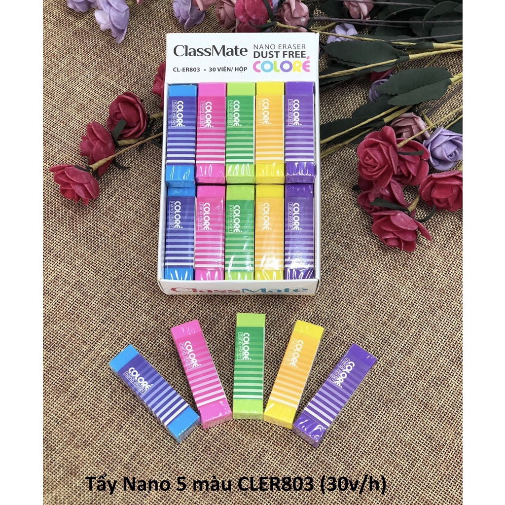 Tẩy Classmate - 7 mẫu - tẩy Nano / cầu vòng / Premium - được các bạn nhỏ yêu thích - vpp Diệp Lạc