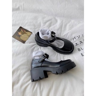 Giày búp bê đế cao babydoll